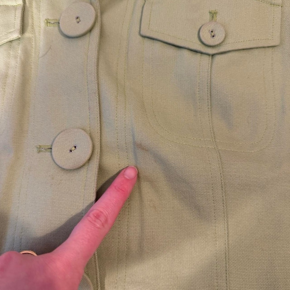 Chico's Light Green Blazer - Picture 7 of 8
